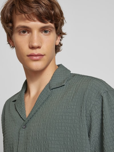 Jack & Jones Koszula casualowa z listwą guzikową model ‘PABLO’ Ciemnozielony 3