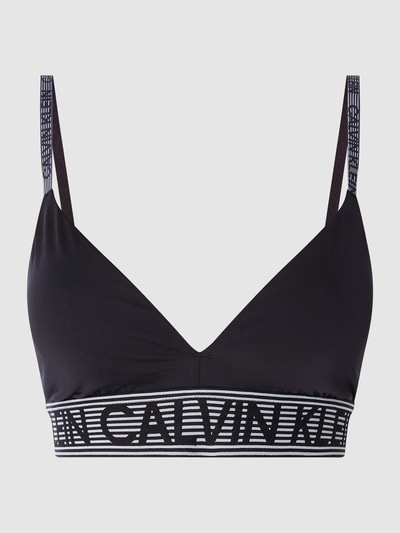 Calvin Klein Performance Bustier met gewatteerde cups  Zwart - 1