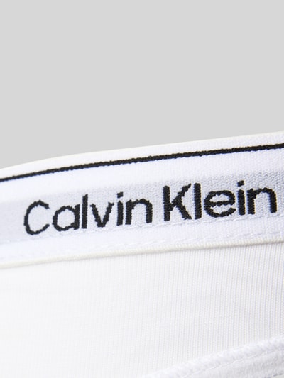 Calvin Klein Underwear Slip met logostitching in een set van 3 stuks, model 'Bikini' Blauw - 2