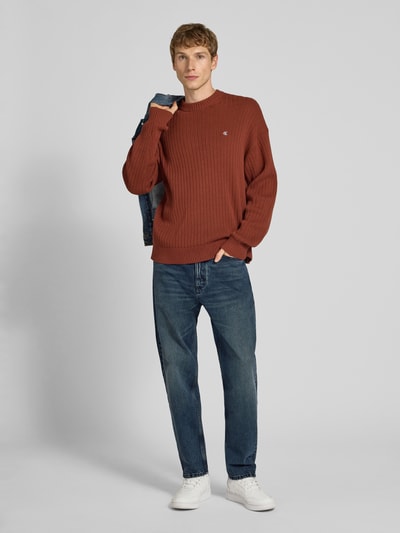 Marc O'Polo Denim Tapered Loose Fit Jeans aus reiner Baumwolle Dunkelblau 1