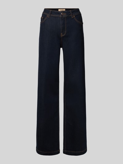 MOS MOSH Flared Cut Jeans mit Eingrifftaschen Modell 'Dara' Dunkelblau 2