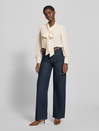 Lauren Ralph Lauren Schluppenbluse mit Schleifen-Detail Modell 'KLARYCE' Sand 1
