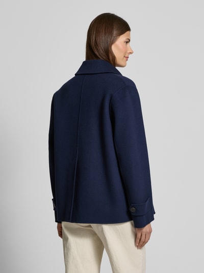 Weekend Max Mara Schurwolljacke mit Umlegekragen Modell 'AFONE' Marine 5