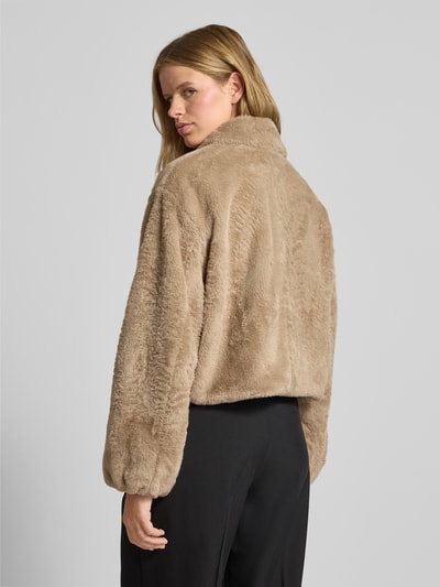 Only Regular Fit Webpelzjacke mit Umlegekragen Modell 'DANA' Ecru 5