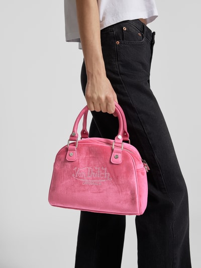 Von Dutch Handtasche mit Ziersteinbesatz Modell 'KAILEN' Pink 1