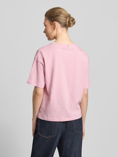 Tommy Hilfiger regular fit T-shirt van puur katoen Roze - 5