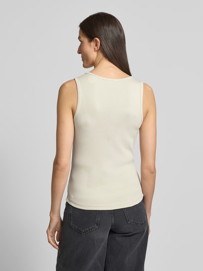 Marc O'Polo Slim fit tanktop van katoenmix Zand - 5