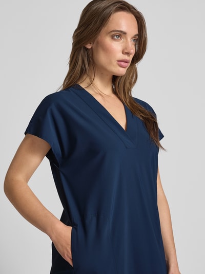 Raffaello Rossi Knielanges Kleid mit V-Ausschnitt Modell 'JOYCE' Dunkelblau 3