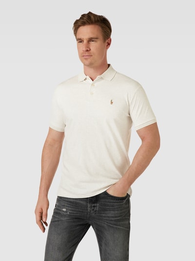 Polo Ralph Lauren Poloshirt met labelstitching Middengrijs gemêleerd - 4