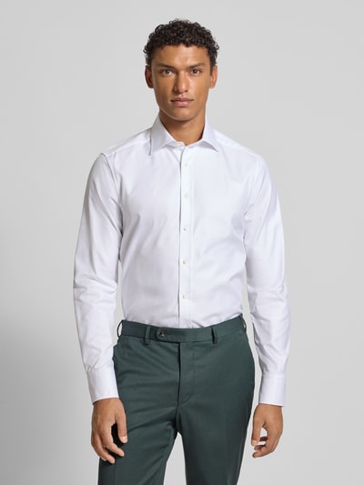 Stenstroms Regular Fit Business-Hemd mit Kentkragen Weiss 4