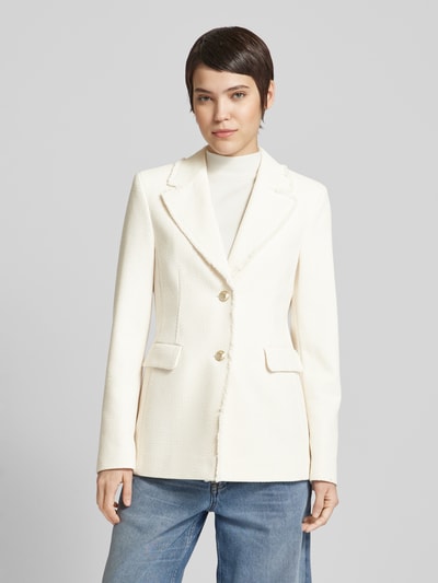 WHITE LABEL Blazer mit Strukturmuster Offwhite 4