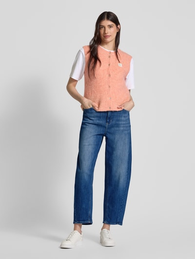 Raffaello Rossi Mom Fit Jeans mit verkürztem Schnitt Modell 'HANNI' Blau 1