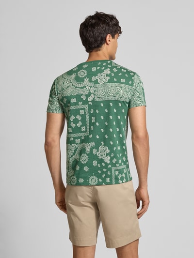 Polo Ralph Lauren Custom Slim Fit T-Shirt mit Rundhalsausschnitt Khaki 5