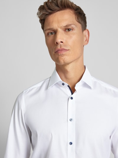 OLYMP Level Five Koszula biznesowa o kroju slim fit z listwą guzikową Biały 3