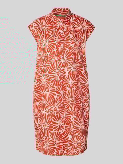 Smith and Soul Sukienka o długości do kolan z krótkimi rękawkami Czerwony 2