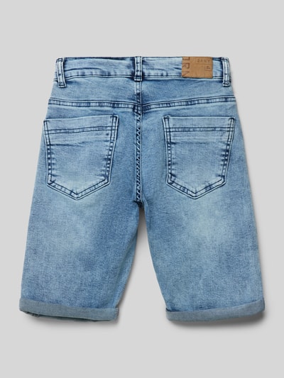 Blue Effect Regular Fit Jeansshorts mit Label-Patch Blau 3