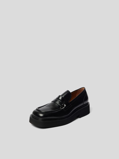 Marni Penny-Loafer mit Schaftbrücke Schwarz 2