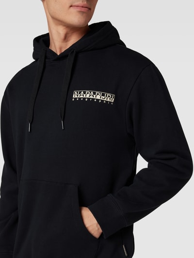 Napapijri Hoodie mit Logo-Print Modell 'QUITO' Black 3