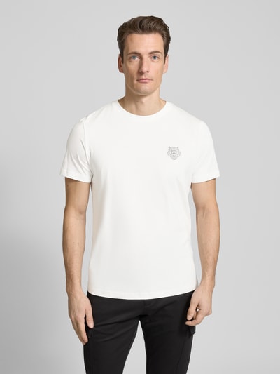 Antony Morato T-Shirt mit Motiv- und Label-Print Weiss 4