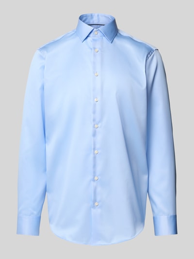 Christian Berg Men Regular Fit Business-Hemd mit Kentkragen Hellblau 2