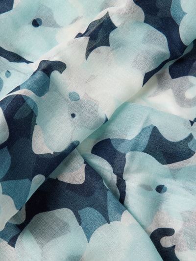 Tom Tailor Colsjaal met all-over print Marineblauw - 2