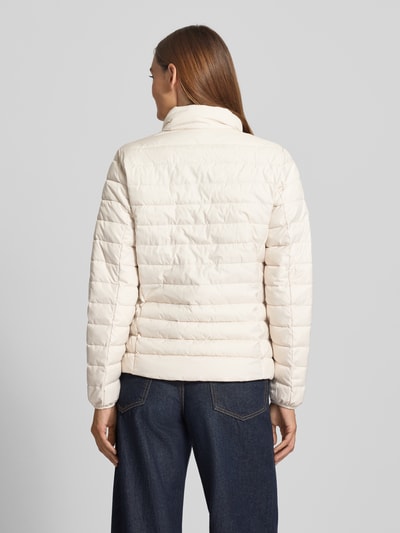 s.Oliver RED LABEL Slim fit gewatteerd jack met opstaande kraag Offwhite - 5