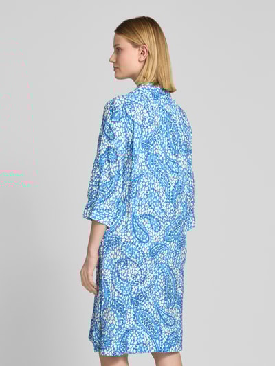 s.Oliver RED LABEL Oversized Hemdblusenkleid  mit Eingrifftaschen Blau 5