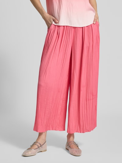 Marc Cain Pull-on-Hose mit Plisseefalten mit Tunnelzug Pink 4