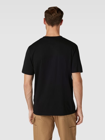 HUGO T-Shirt mit Label-Print Modell 'Daltor' Black 5