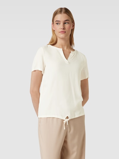 Montego Blouseshirt met V-hals Offwhite - 4