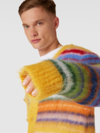 Marni Cardigan mit Streifenmuster GELB 3