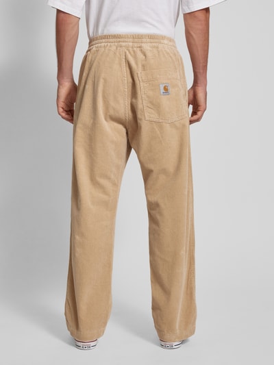 Carhartt Work In Progress Corduroy broek met elastische band, model 'FLOYDE' Beige - 5