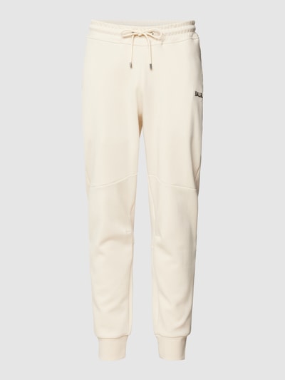 Balr. Sweatpants met labelapplicatie, model 'Q-Series' Offwhite - 2