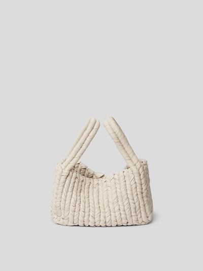 Nanushka Handtasche mit Zopfmuster Offwhite 4