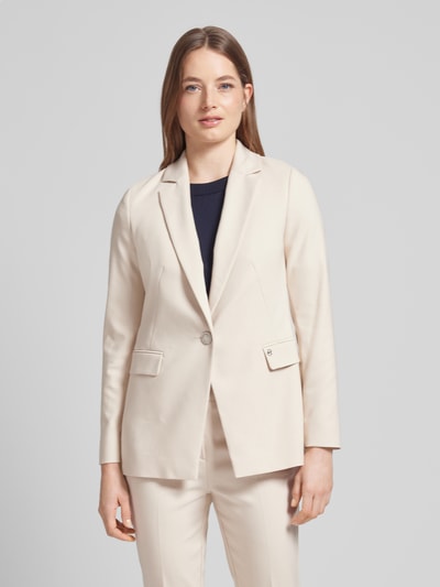 comma Blazer mit Knopfverschluss Sand 4