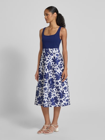 Adrianna Papell Cocktailkleid im 2-in-1-Look mit Eingrifftaschen Dunkelblau 1