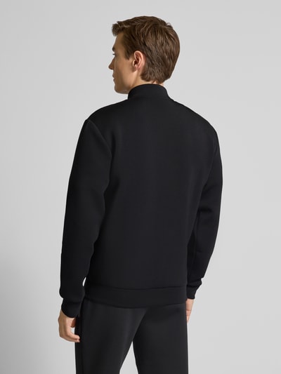 EA7 Emporio Armani Regular fit sweatjack met viscose, model 'Train' Zwart - 5