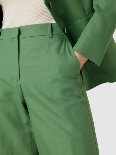 Weekend Max Mara Flared cut stoffen broek met ceintuurlussen, model 'ZIRCONE' Groen - 3