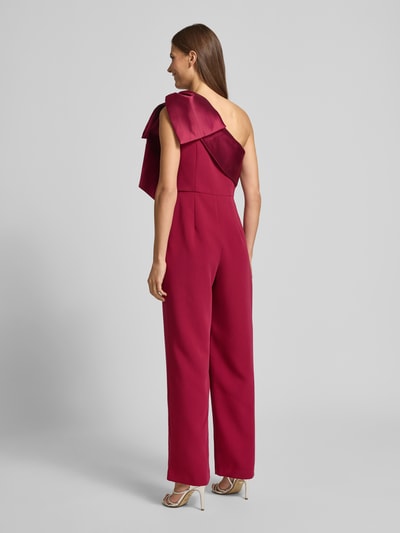 Forever New Jumpsuit mit Schleifen-Detail Modell 'Donna' Bordeaux 5