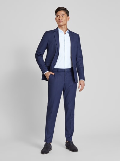 BOSS Slim Fit Slim fit vrijetijdsoverhemd met kentkraag, model 'Hank' Bleu - 1