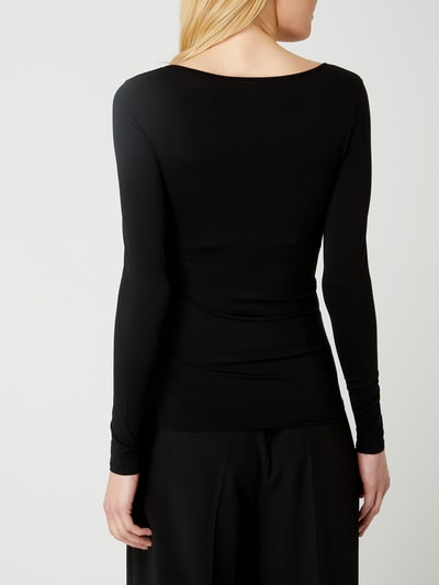 Marc Cain Longsleeve met ronde hals Zwart - 5