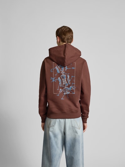 DAILY PAPER Hoodie aus reiner Baumwolle Mittelbraun 5