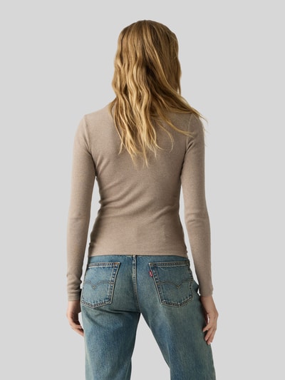 Levi's® Bluzka z długim rękawem z detalem z logo 'HAYES LS TEE' Szarobrązowy 5