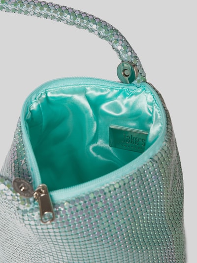 Jake*s Cocktail Handtas met all-over strass-steentjes Turquoise - 4