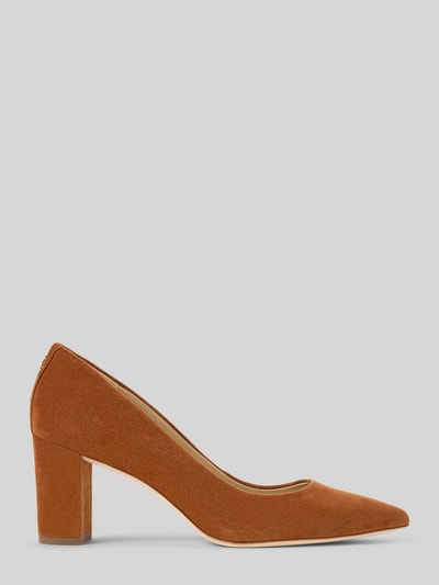Lauren Ralph Lauren Pumps aus echtem Leder mit Logo-Detail Cognac 2