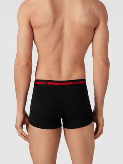 HUGO Nauwsluitende boxershort met logoband Rood - 4