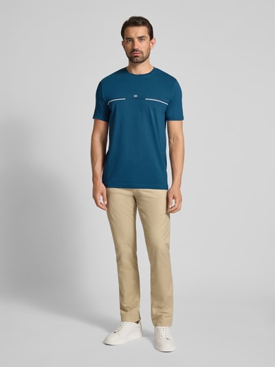 Christian Berg Men T-shirt met ronde hals Petrol - 1