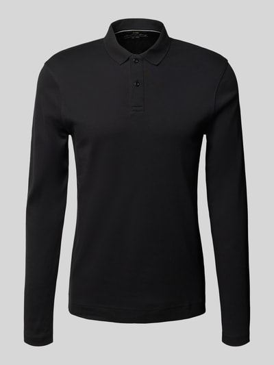 Christian Berg Men Regular Fit Poloshirt mit Knopfleiste Black 2