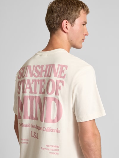 Only & Sons T-shirt o kroju relaxed fit z czystej bawełny model ‘KENNY’ Biały 3