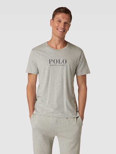 Polo Ralph Lauren Underwear T-shirt z nadrukiem z logo Średnioszary melanż 4